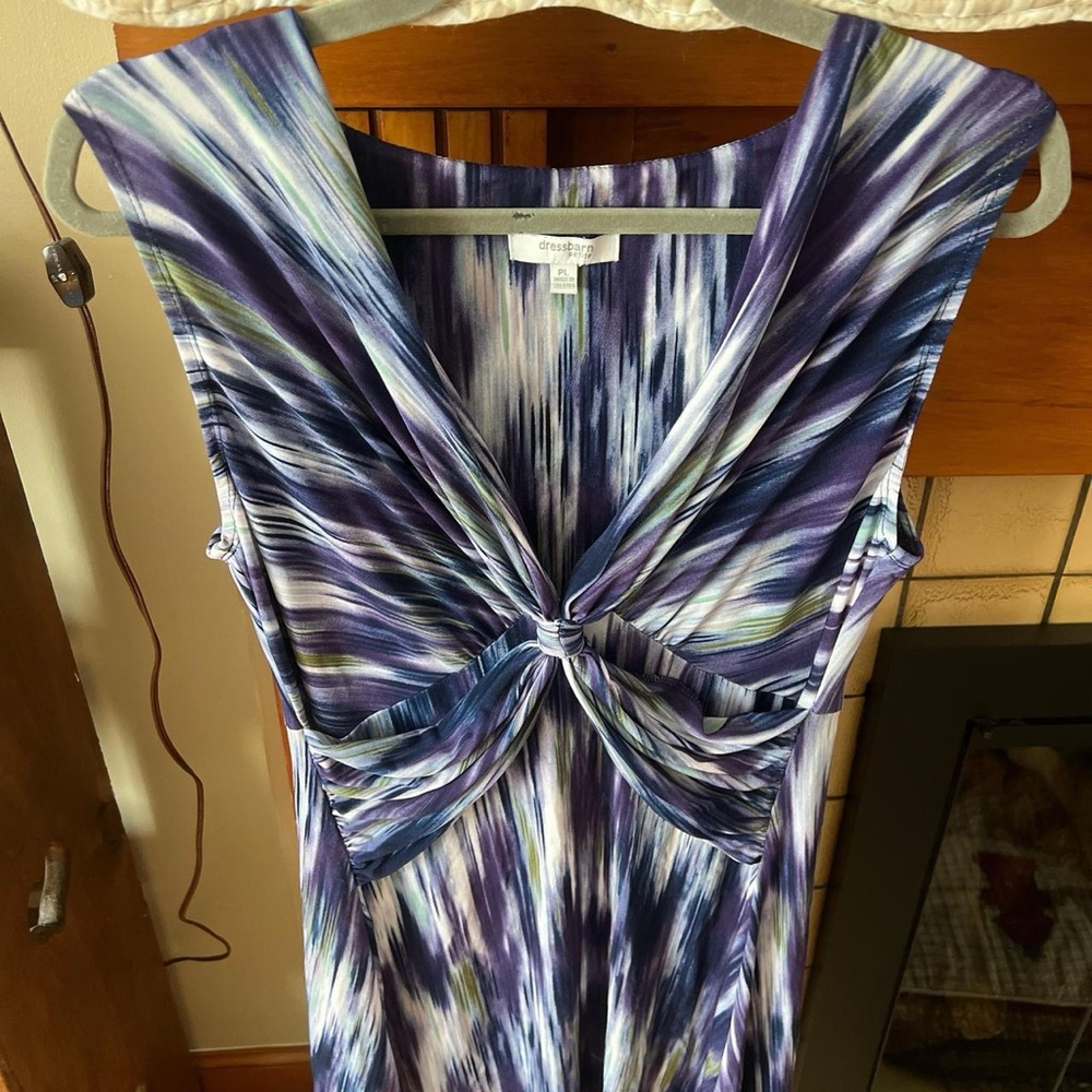 Purple Tie-Front Women's Dress by Dressbarn